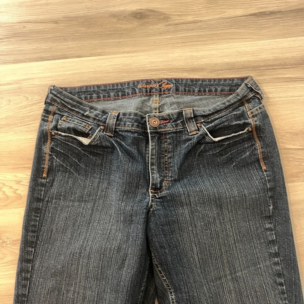 Riders Copper Jeans Womens Petite 11 Dark Blue Denim Bootcut Straight Leg - Picture 5 of 8